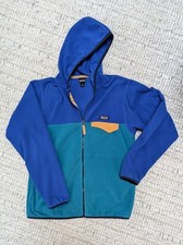 Patagonia Kids Micro D Snap-T Fleece Hoody; Size XL 14; Near mint