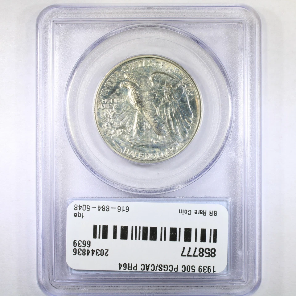 1939 50C PCGS/CAC PR64 - Walking Liberty Half Dollar - Image 2 of 4