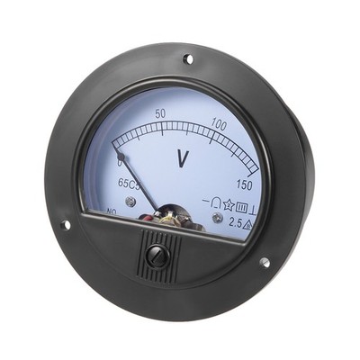 1PCS DC 0-150V Analog Panel Voltage Gauge Volt Meter 65C5 2.5% Error Margin