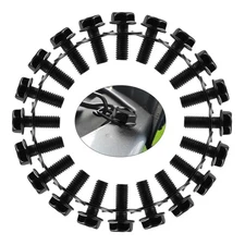 Body Bolts Screw Fastener Fender M6-1.0x16mm Long-10mm Hex-17mm Washer For Honda