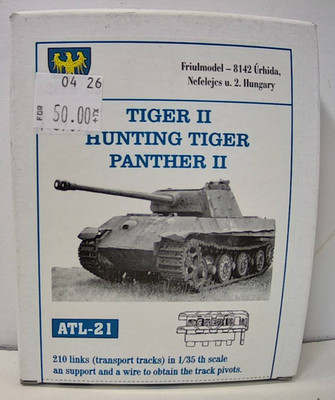 1:35 Modellbausatz Friulmodel ATL-21 TIGER II, HUNTING TIGER, PANTHER II