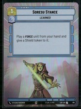Star Wars Unlimited Legends of the Force Hyperspace Foil 816 Soresu Stance