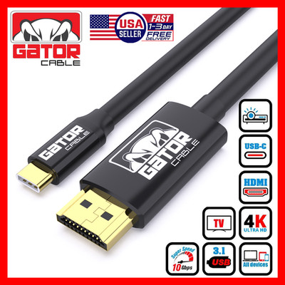 USB-C to HDMI Mirror Cable Adapter 4K HDTV For iPhone 15 16 17 Plus Pro Max
