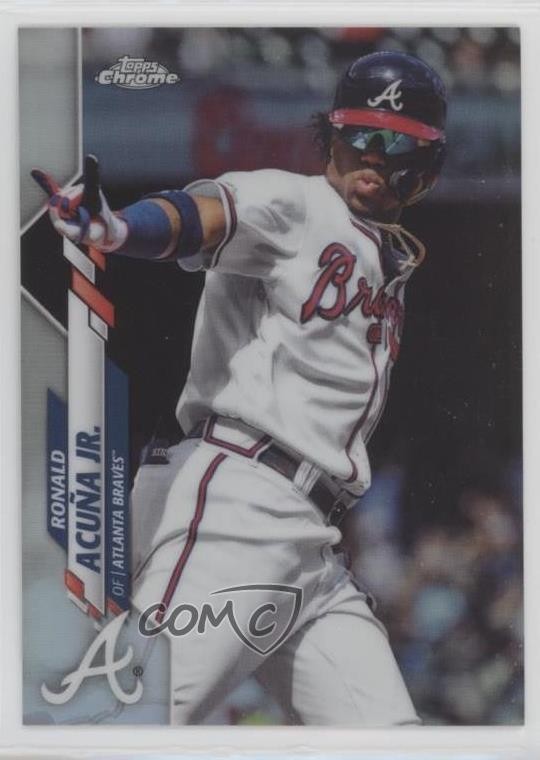 2020 Topps Chrome Refractor Ronald Acuna Jr Ronald Acuña Jr #112 06l3
