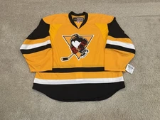 Wilkes Barre Scranton WBS Penguins AHL Pro Stock Authentic MIC CCM Alt Jersey 58