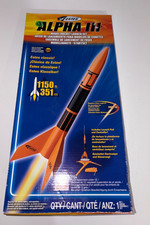 ESTES ALPHA III FLYING MODEL ROCKET LAUNCH SE...