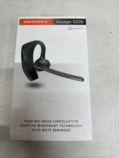 Plantronics Poly Voyager 5200 Wireless Headset - SingleEar Bluetooth, Open Box
