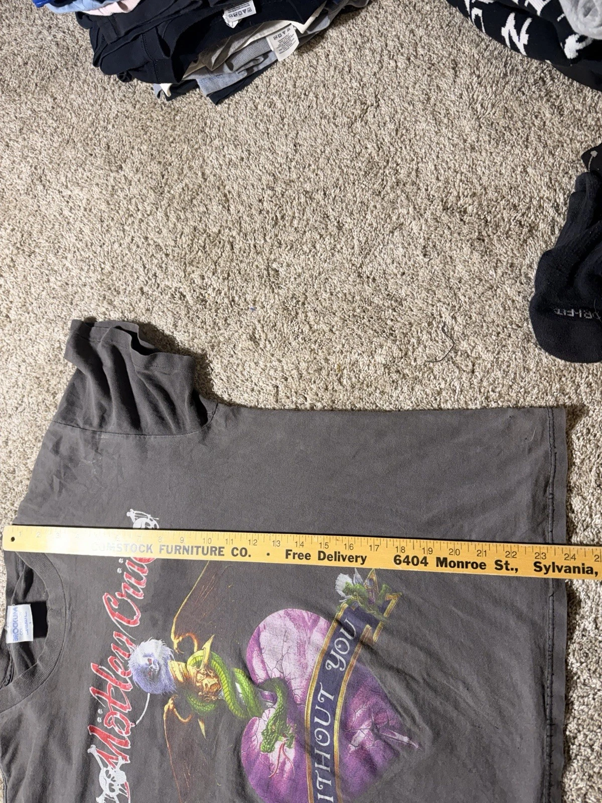 Vintage 1989 Motley Crue Dr. Feelgood Without You Shirt Size M - product detail image 8