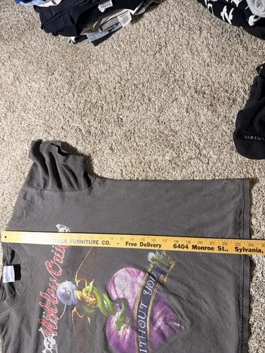 Vintage 1989 Motley Crue Dr. Feelgood Without You Shirt Size M image 8