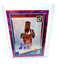 2025 Donruss WNBA Saniya Rivers Pink Laser RR Auto 23/25 Connecticut Sun SSP #92