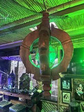 NEW Witco Style Lamp w/Green  Glass Fish Float Tiki bar Smokin Tikis Oceanic
