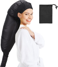 Upgraded Hooded Hair Dryer with Extra Large Adjustable Bonnet - Easy Styling, Cu