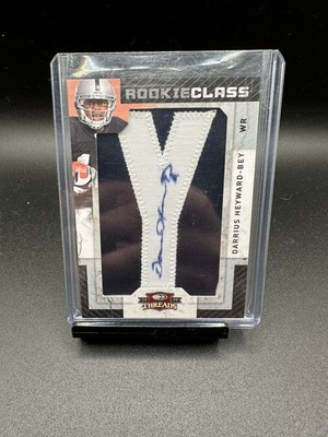 2009 Donruss Threads - Rookie Class Darrius Heyward-Bey #212  Letter Y AUTO RC 