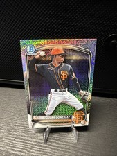 2025 Bowman Draft Chrome Josuar Gonzalez Mega Box Mojo Refractor #BDC-182 Giants