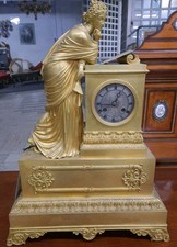 Orologio Da Tavolo In Bronzo Dorato Francia XIX Secolo