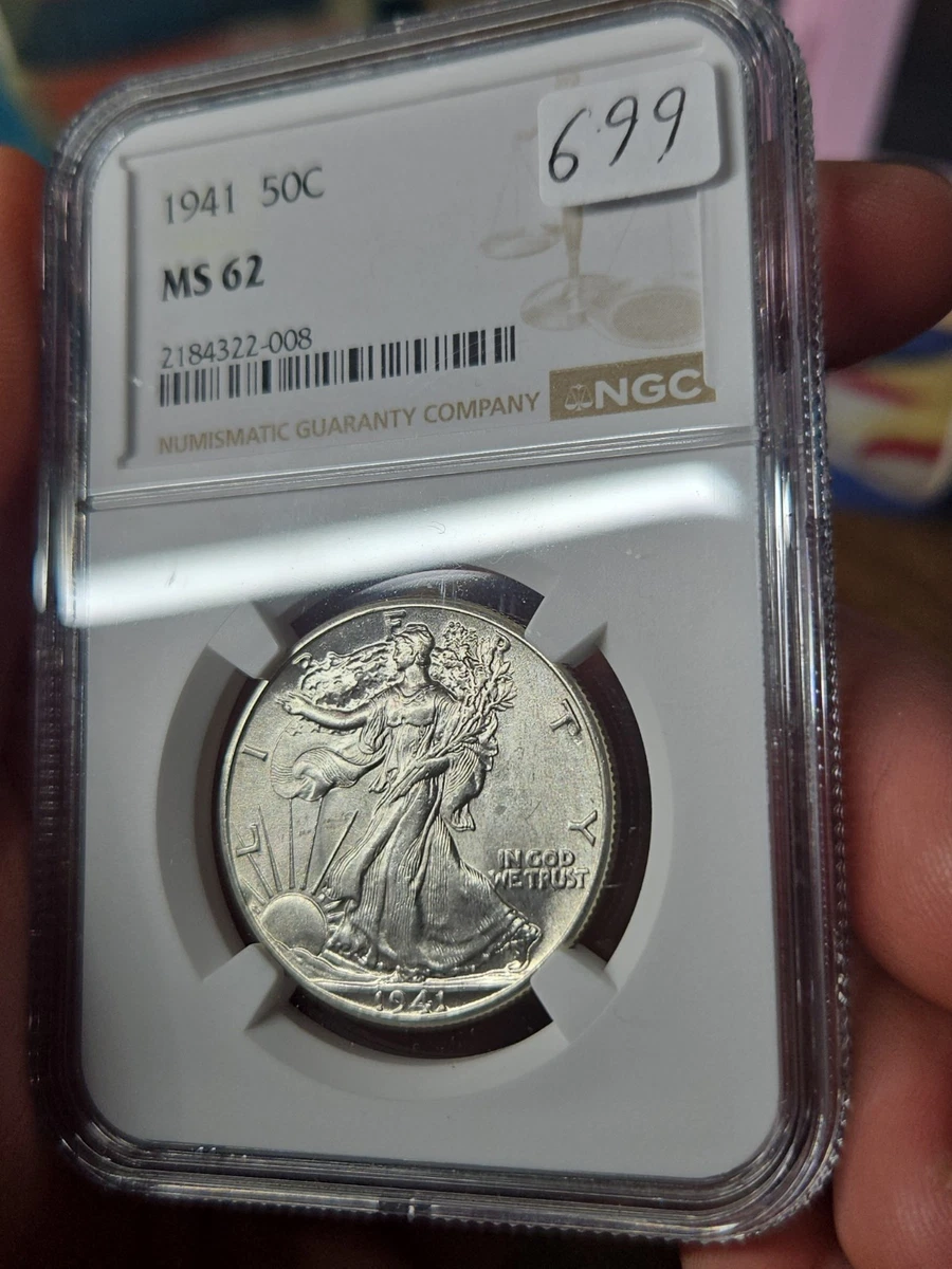 MS 62 Graded Liberty Walking Half Dollars (1916-1947) for sale | eBay