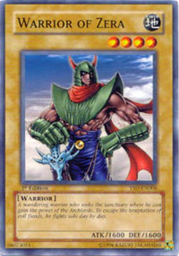 Warrior of Zera [1st Edition] YSD-EN006 YuGiOh Starter Deck 2006 card