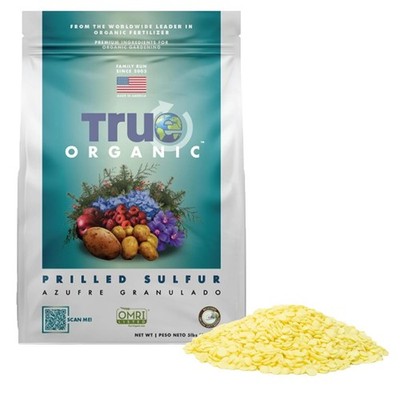 True Organic Prilled Sulfur   Fertilizer for 5 lbs,