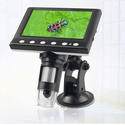 DM7C-B1 50-1000X Digital Zooming Microscope 1MP Industrial 4.3-in Screen 1pc