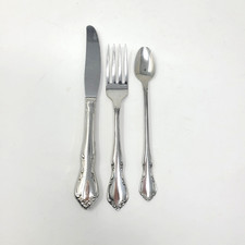 Toddletime Stainless By Oneida Set Knife Fork Spoon silverware metal