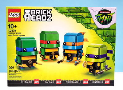LEGO 40878: Teenage Mutant Ninja Turtles Brickheadz Brand New | eBay