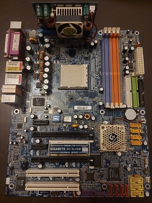 Rare Motherboard Gigabyte GA-K8NXP-SLI Socket 939 (Tested ok!!!)