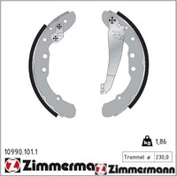 Zimmermann 10990.101.1 Bremsbackensatz 4 Bremsbacken Trommelbremse