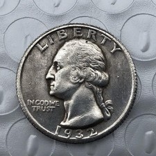 1932-S Washington Quarter Denver Mint Silver 25C Uncirculated