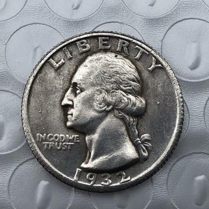 1932-S Washington Quarter Denver Mint Silver 25C Uncirculated