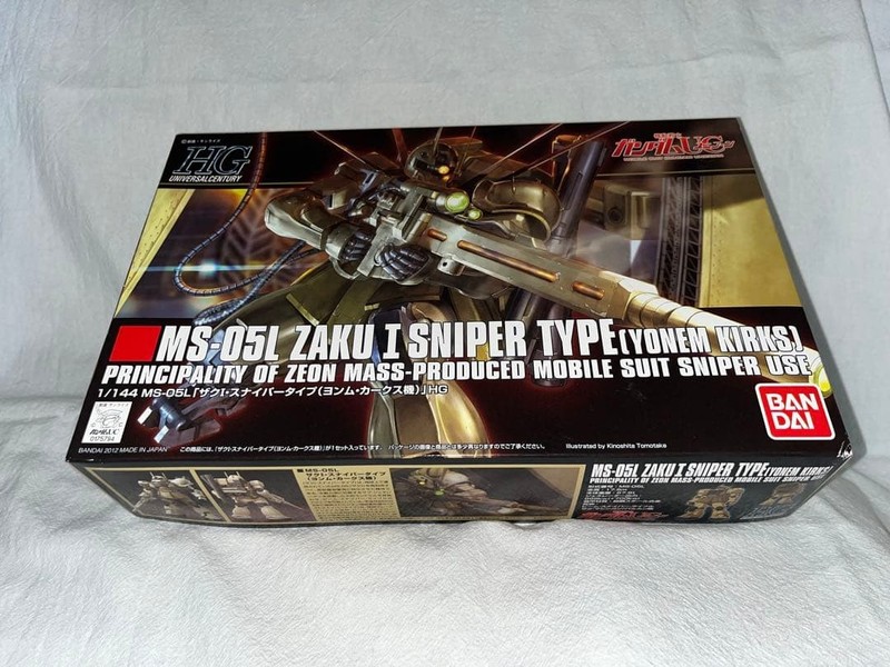 HGUC 1/144 Zaku I Sniper Type Yonem Kirks MS05L Gunpla Model Kit BANDAI JAPAN