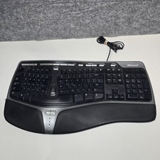 Microsoft Natural Ergonomic Keyboard 4000 V1.0 KU-0462 Wired Tested OEM