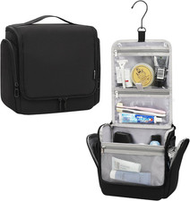 Hanging Toiletry Bag for Men and Women, Travel Toiletries Bag Water-Resistant La