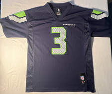 Seattle Seahawks Russell Wilson 3 Football Jersey Youth L 14/16 NFL