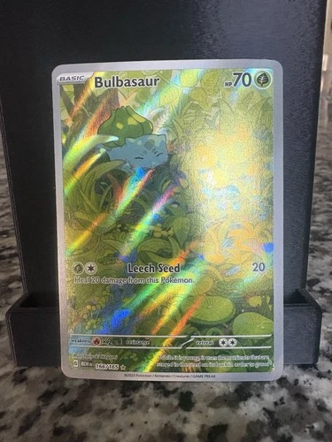 Bulbasaur #166 Illustration Rare - Scarlet & Violet 151 Near Mint