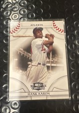 2008 Donruss Threads - Hank Aaron #1 Atlanta Braves MLB HOF