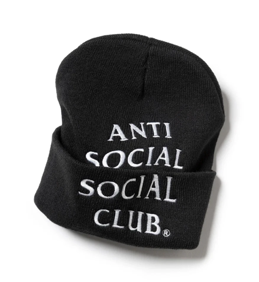 ニット帽+ビーニー AntiSocialSocialClub / Jaccardo Black Beanie Anti Social Social Club Hats for Men for sale - eBay
