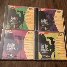 Pop Hits Monthly - Pop Jan Mar - May 2003 4 CD Gs Stellar Karaoke Brand New