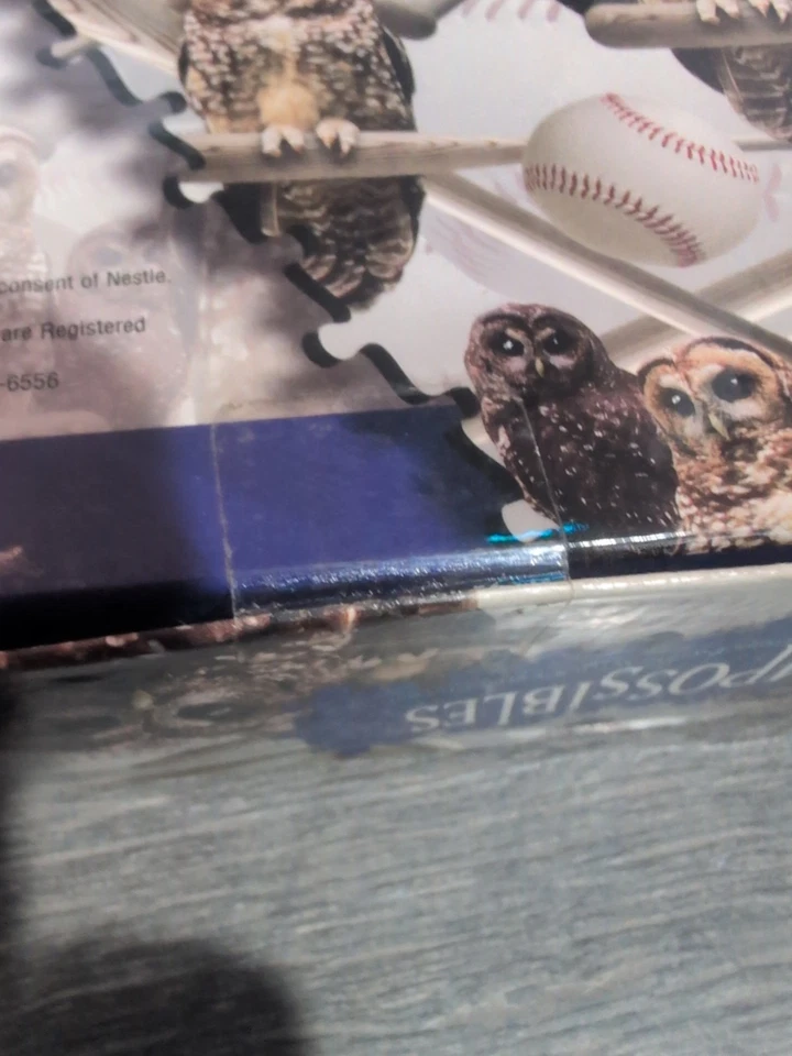 Vintage BEPUZZLED IMPOSSIBLES Mystery Puzzle- Hoo's On First Owl Puzzle. M2 - Image 3 of 4