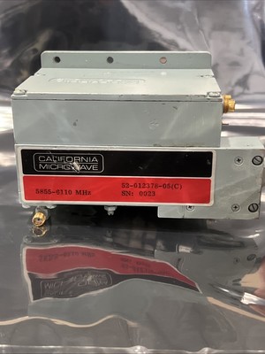California Microwave Frequency Oscillator 52-012378-05 SMA Connections
