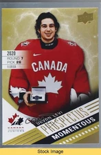 2021 Upper Deck Team Canada Juniors Prospectus Momentous Devon Levi READ 0l4c