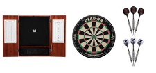 Bristle Dartboard  Steel Tip Dartboard Cabinet  Fatal/Raven Darts 25 Grms