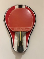 STIGA Raptor Table Tennis Racquet - Black/Red T1291 with Paddle Cover