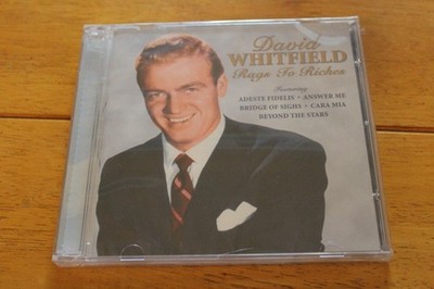 David Whitfield CD Rags To Riches 2006 Compilation Vocal Easy Listening Sealed