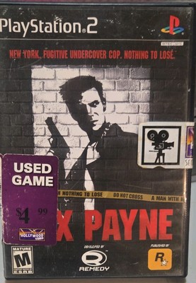 Max Payne Sony PlayStation 2, 2001, Complete in Box, Black Label