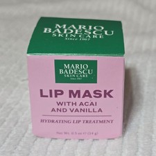 Image of Mario Badescu Lip Mask Overnight Treatment Hydrating Shea Butter Vanilla 0.5oz
