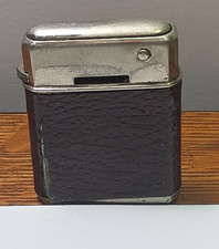 30's Park Rogers USA Leather Wrap Semi-Auto Pocket Lighter JGBx 26
