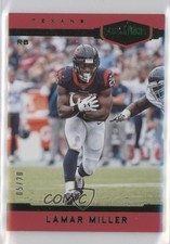 2018 Panini Plates & Patches Green 5/20 Lamar Miller #74 11pj