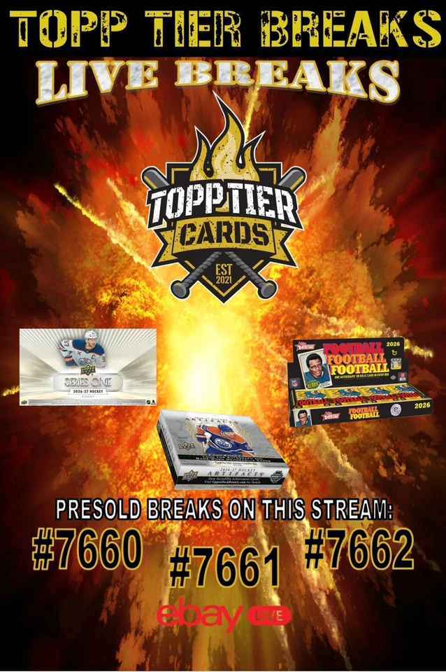 MONDAY NIGHT BREAKS W/NICK-26/27 UD S1, ARTIFACTS, & HERITAGE FOOTBALL