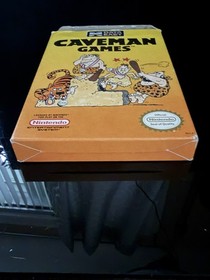 Caveman Games NES  Nintendo CIB Complete Manual Sleeve Foam Block Days East
