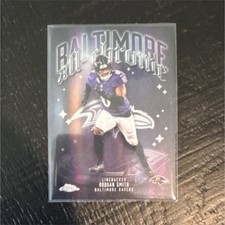 Topps Roquan Smith Baltimore Ravens All-Chrome ACT-21 NFL Insert Card 2025